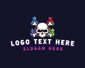 Skull - Skull Casino Gaming logo design
