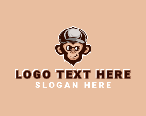 Zoo - Monkey Sunglass Gamer logo design