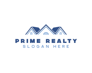 Roofing Property Realty logo design