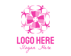 Staff - Pink People Group logo design