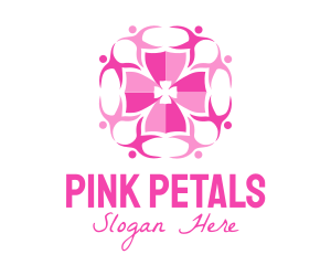 Pink People Group logo design