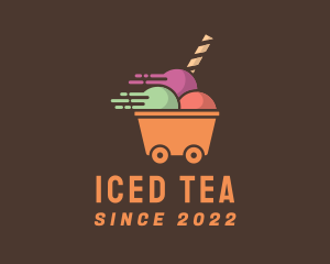 Ice Cream Delivery logo design