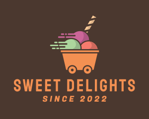 Ice Cream Delivery logo design