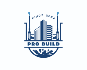 Building Pressure Washing logo design