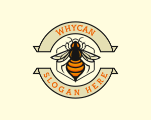  Honeycomb Bee Insect logo design