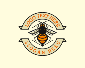  Honeycomb Bee Insect Logo