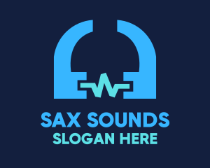 Quote Sound Wave logo design