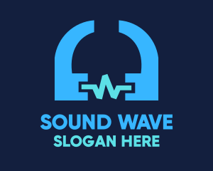 Quote Sound Wave logo design