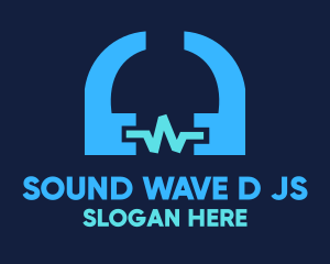 Quote Sound Wave logo design