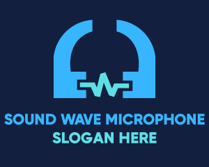 Quote Sound Wave logo design