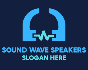 Quote Sound Wave logo design