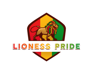 Jamaica Reggae Lion logo design