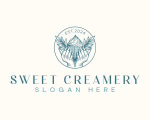 Cupcake Sweets Dessert logo design