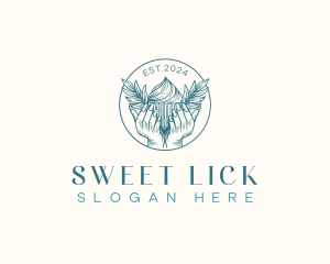 Cupcake Sweets Dessert logo design