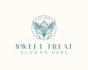 Cupcake Sweets Dessert logo design