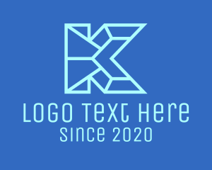 Letter K - Modern Letter K logo design