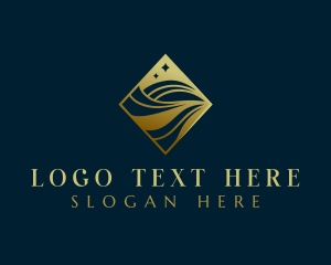 Firm - Luxury Premium Wave Firm logo design