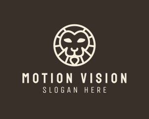 Scary - Safari Lion Face logo design