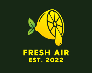 Lemon Essential Oil  logo design