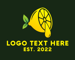 Lemon - Lemon Essential Oil logo design