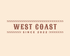 Western Cowboy Rope logo design