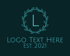 Laurel - Wedding Event Wreath logo design