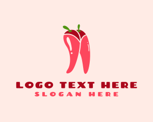 Adult Content - Sexy Chili Legs logo design