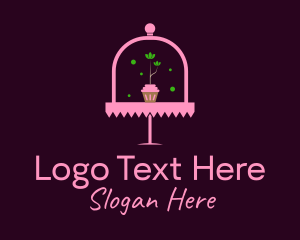 Cupcake Shop - Plant Cupcake Bakery logo design