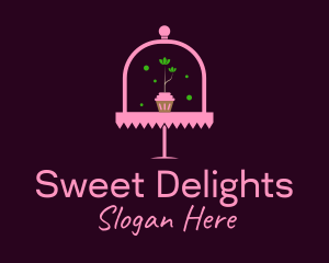 Confectioner - Plant Cupcake Bakery logo design