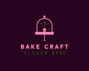 Plant Cupcake Bakery logo design