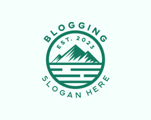 Mountain Nature Camping Logo