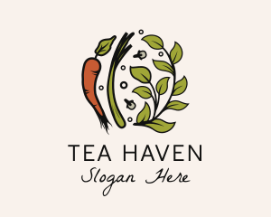 Natural Herb Vegetable  logo design