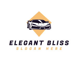 Supercar - Luxury Diamond Vehicle logo design