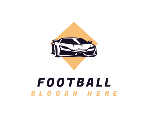 Supercar - Luxury Diamond Vehicle logo design