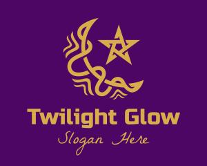 Twilight - Islamic Moon Star Motif logo design