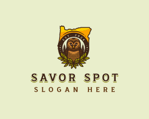 Owl Bird Forest logo design