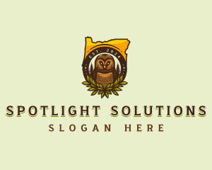 Owl Bird Forest logo design