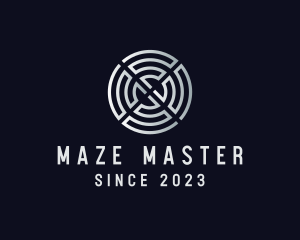 Maze Asian Lucky Charm logo design