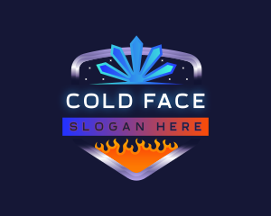 Heat Cold Ventilation logo design