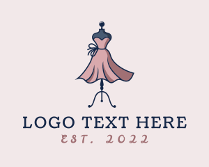 Couture - Dressmaker Fashion Mannequin logo design