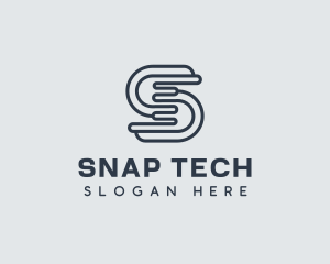 Tech Programmer Letter S logo design