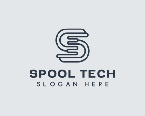 Tech Programmer Letter S logo design