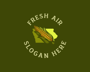 Fresh Iowa Sweet Corn logo design