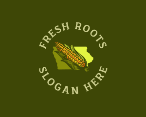 Fresh Iowa Sweet Corn logo design