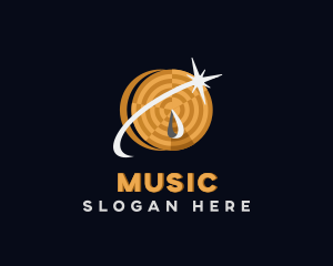 Musical Instrument Cymbals logo design