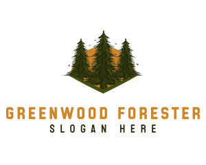 Pine Tree Forestry logo design