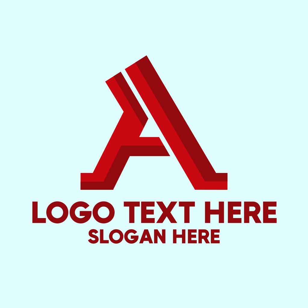 Sleek Red Letter A Logo | BrandCrowd Logo Maker