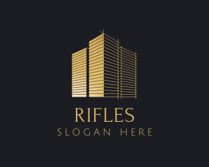 Luxe Gold Building Logo