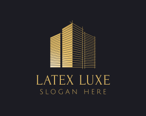 Luxe Gold Building logo design