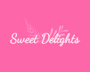 Girly Wellness Cursive logo design